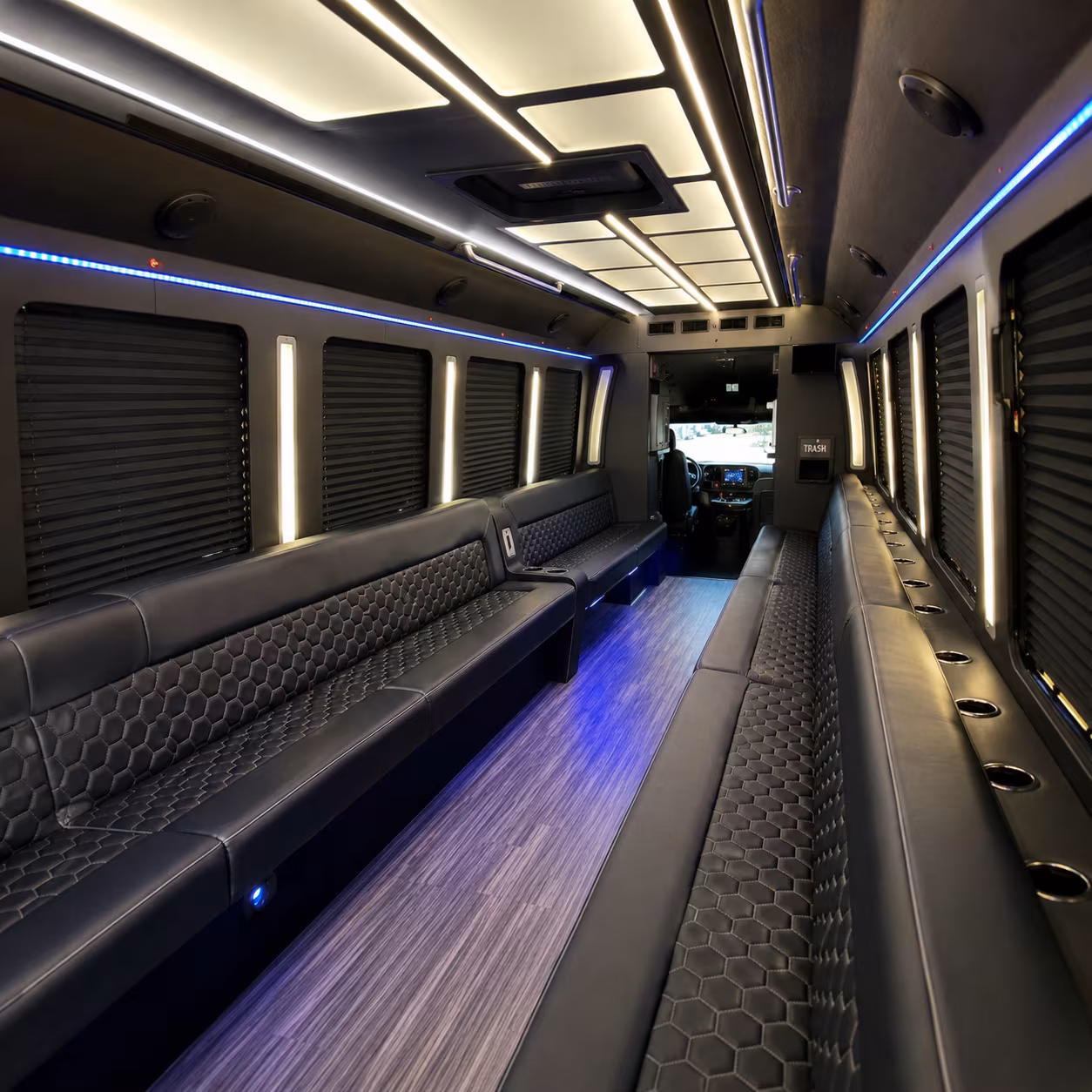 edmond party bus rentals inside
